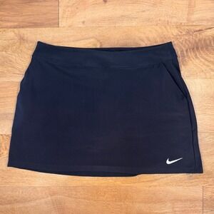 Nike Golf Skort Womens Black Athletic Tennis Activewear Skirt Skort  XL